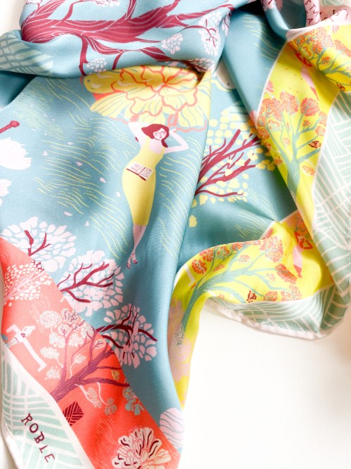 Pure Silk Scarf Corteza Amarilla