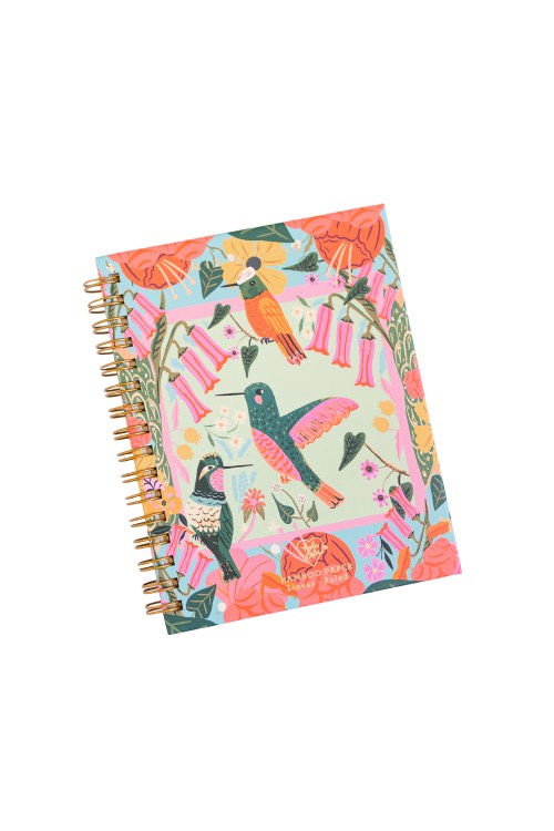 Mini Libreta Jardín de Colibríes