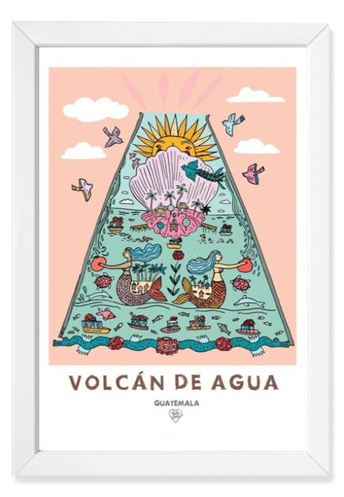 Volcán de Agua (Guatemala) Art Print