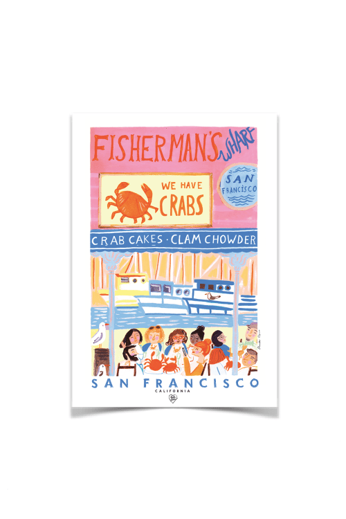 Fisherman´s Wharf San Fransisco Postcard
