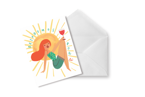 Tarjeta Brindemos por Ti