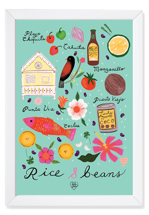 Rice and Beans Art Print
