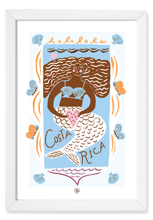 Sirena Cacao Art Print