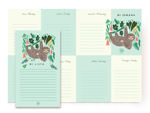 Weekly-Notepad Combo