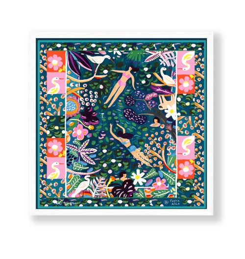 Laguna Square Art Print