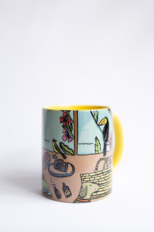 Playa dibujos Mug
