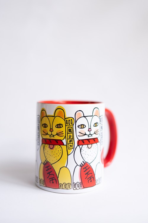 Gato Suerte Mug