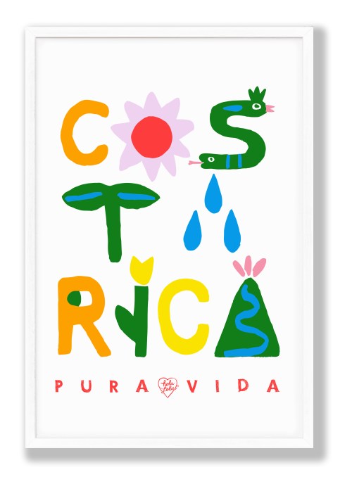 CR Typo Blanco Art Print