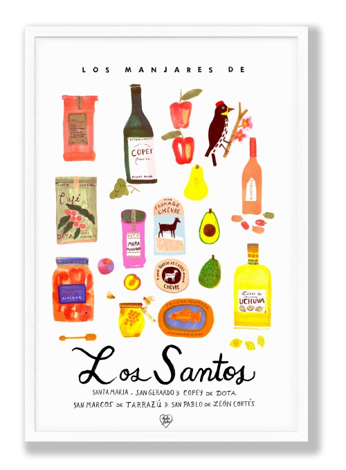 Manjares Los Santos Art Print