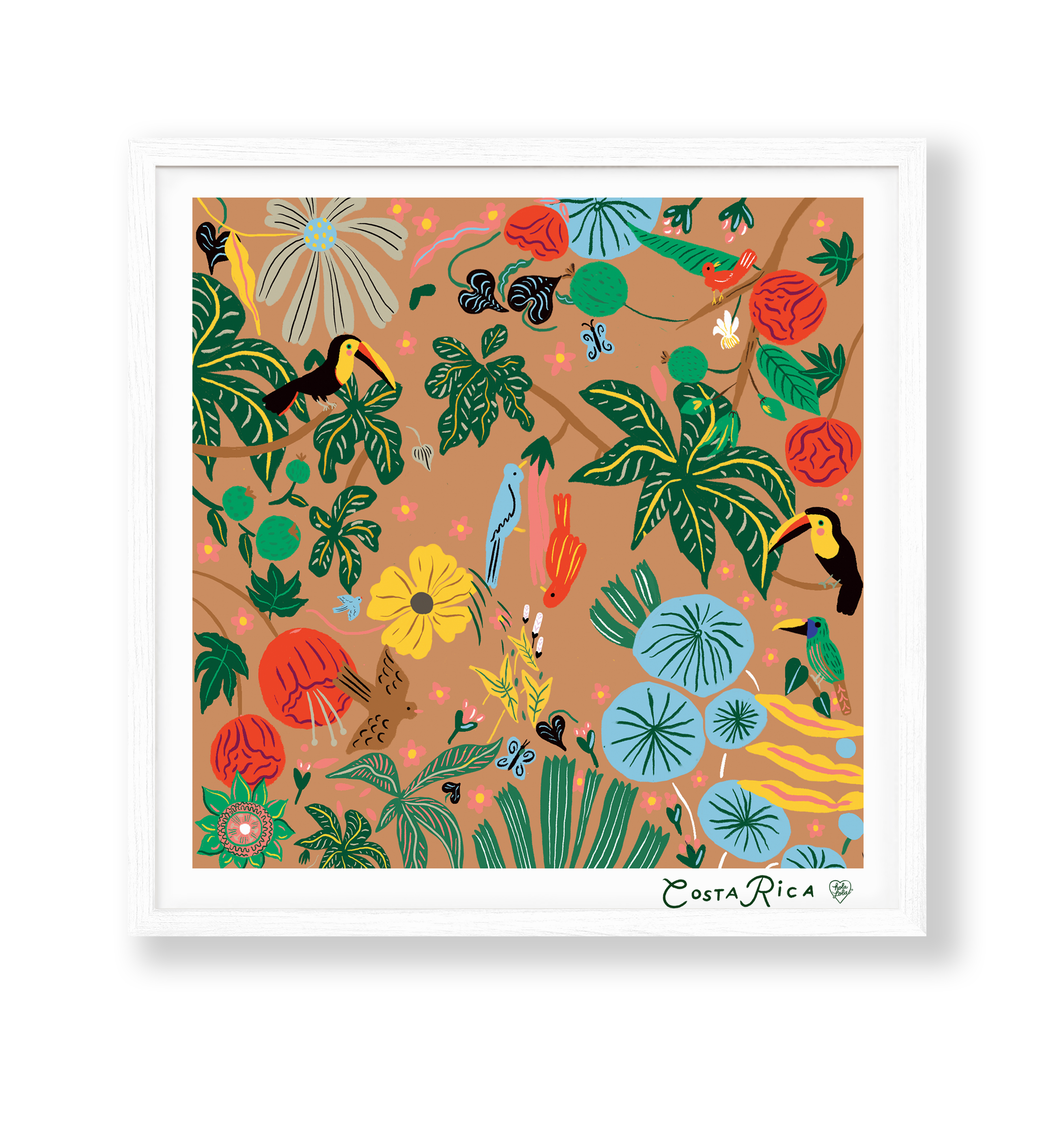 Río Square Art Print