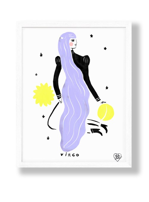 Virgo Signo Zodiacal Art Print Poster